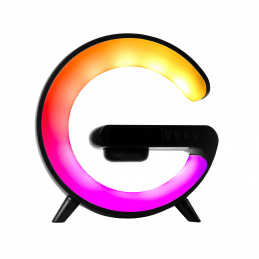 Aga RGB LED Lampe 5in1 mit kabellosem Ladegerät Schwarz