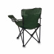 Aga 2er Set Klappstühle MR2001 Dunkelgrün – Campingstühle & Angelstühle mit Getränkehalter & Tragetasche, bis 120 kg Faltbar Stuhl, Gartenstuhl