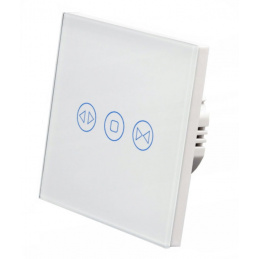 Glas-Touch-Schalter für WIFI-Rollläden - weiß