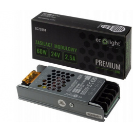 Zdroj LED slim IP20 - 24V - 2,5A - 60W - Premium Line