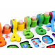 Holzpuzzle zum Erlernen der Zahlen des Alphabets ZA4447 universal