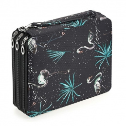 K405A PIÓRNIK SZKOLNY ORGANIZER 4 KLAPY   FLAMING