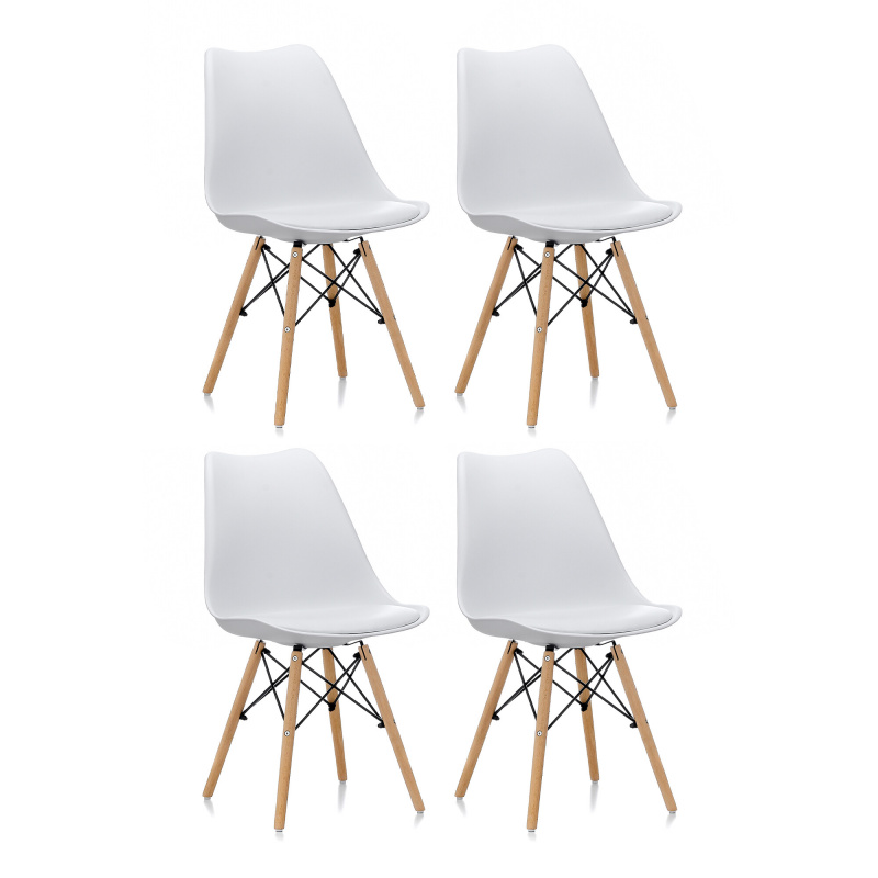 Aga 4x Esszimmerstuhl MR2035 Weiß