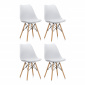 Aga 4x Esszimmerstuhl MR2035 Weiß