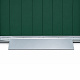 Aga Gartenhaus MR4052 – verzinkter Stahl, 4,1 m² – 236x206x174 cm - Doppelschiebetüren – Grün  – robust & witterungsbeständig – für Gartengeräte