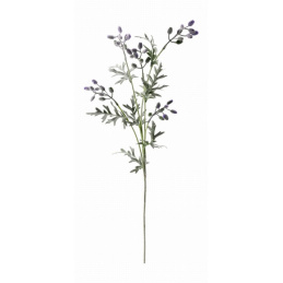 Roślina sztuczna Gałązka z pączkami 75 cm wysokości fioletowa JAK ŻYWA