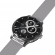 Garett Viva Silberne Smartwatch mit Stahlarmband