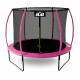 Aga SPORT EXCLUSIVE Trampolin mit Sicherheitsnetz 180 cm 6 ft Rosa
