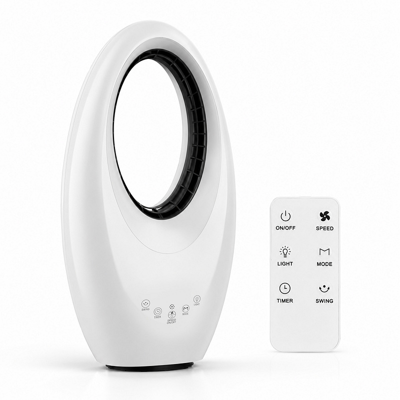 Aga Bladeless Bodenventilator Weiß