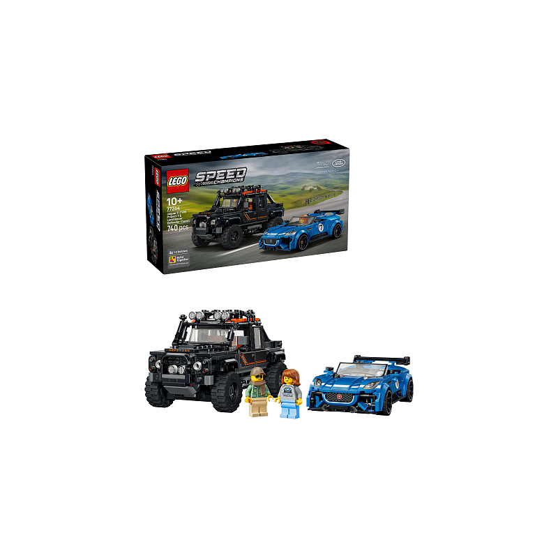 LEGO® Speed Champions 77264 Jaguar Project 7 & Land Rover Defender