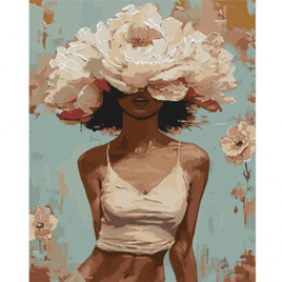 Malowanie po numerach 40x50 KHO8436 Kwitnące piękno AP0081 uniwersalny