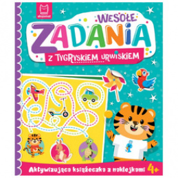 Aksjomat Wesołe zadania z tygryskiem urwiskiem. Z naklejkami. KS1164 uniwersalny