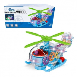 B16D6 MINI HELIKOPTER  ŚWIECĄCY           TRANSPARENT