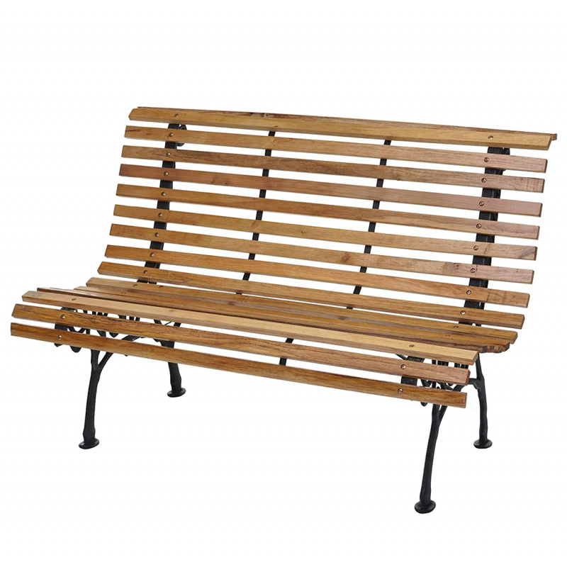 Linder Exclusiv Gartenbank Parkbank Gartenmöbel Holzbank MC4414 150x70x81 cm