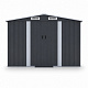 Aga Gartenhaus 300x248x193 cm Dunkelgrau