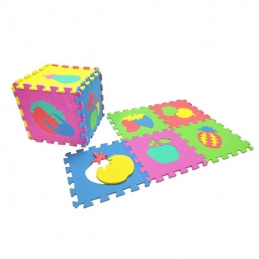 B38A PUZZLE PIANKOWE 29x29 OWOCE 10SZT