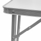 Aga Klappbarer Campingtisch 120x60x53/62/70 cm