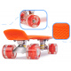 Aga Frisbee Skateboard LED Räder orange
