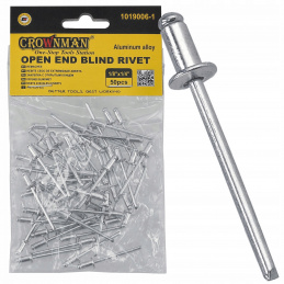 Hliníkové trhací nýty 6,4x12mm sada 50 kusů