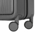 Aga Travel Handgepäck, Reisekoffer MR4671 Dunkelgrau, Hartschale, TSA, 4 Rollen, Teleskopgriff