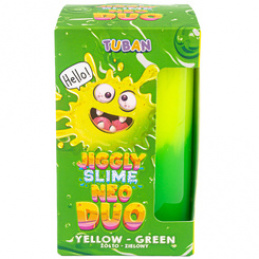 Tuban Jiggly Slime Neo Duo dwukolorowy żółto-zielony 430g ZA5650 uniwersalny