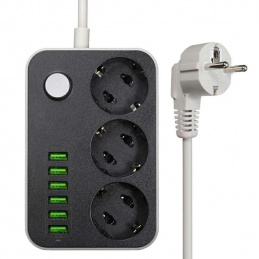 K907D LISTWA PRZEDŁUŻACZ SIECIOWY 6xUSB