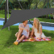 Aga Sonnensegel Dreieck 3x3x3 m, Sonnenschutz Segel inklusive Befestigungsseilen Grau mit UV Schutz für Garten Terrasse