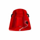 Aga Kinder Schlitten  DS492 Rot, Kinderschlitten aus Kunststoff, Stabiler Schneebob, Rodelschlitten für Kinder