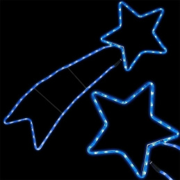 E12D LAMPKI KOMETA WĄŻ LED BLUE XXL