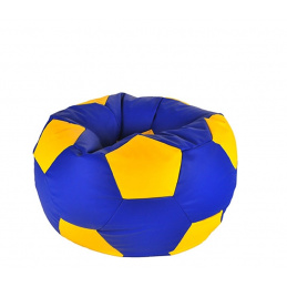 Aga Sitzsack Relaxationbag BALL XXXL Dunkelgelb - Blau