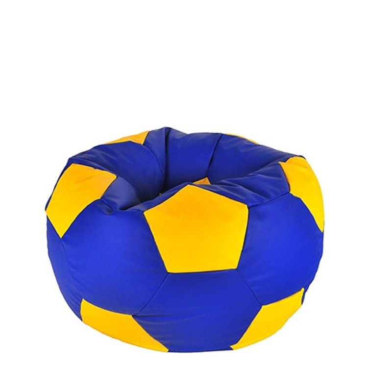 Aga Sitzsack Relaxationbag BALL XXXL Dunkelgelb - Blau