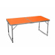 Aga Klappbarer Campingtisch 120x60x54/60/70 cm Orange