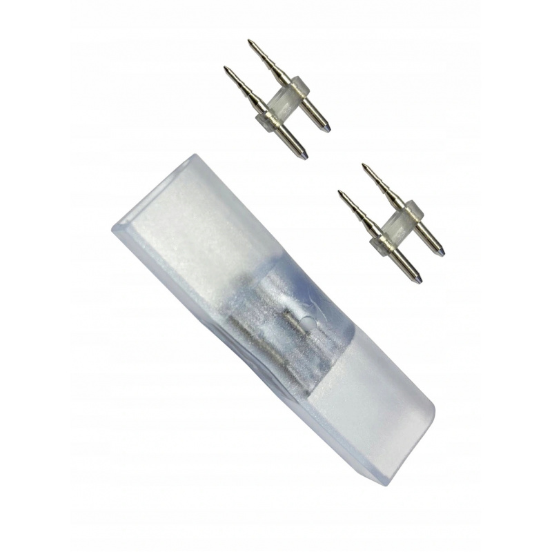 Kurzer Stecker für NEON LED Streifen - NEON + Gabeln