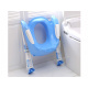 Kindertoilettensitz Trittstufen ZA4348 Weiss/Blau
