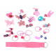 Niedliches Haargummi-Set 24ele ZA4383 universal