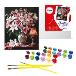 Zestaw do malowania po numerach Wytworne lilie KHO3289  40x50 AP0023 uniwersalny