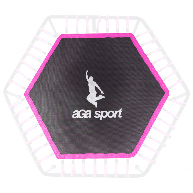Aga Sprungmatte, Sprungtuch für Fitness-Trampolin 130 cm Rosa
