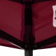Aga Verkaufsstand ohne Seitenwände 3×3 m Dunkelrot