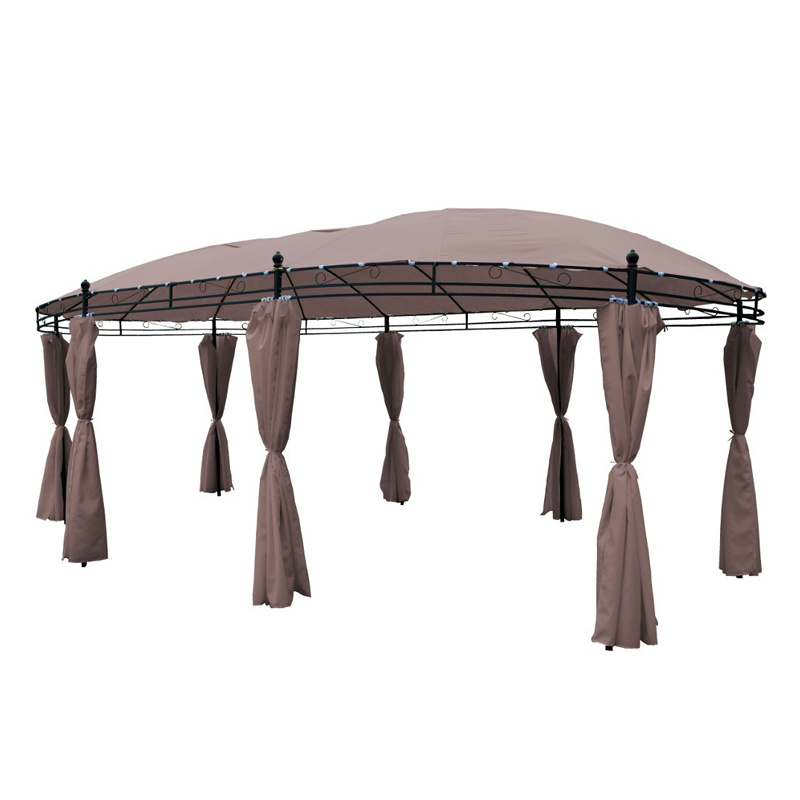 Aga Gartenpavillon PAVILON OVAL MC3630 Taupe