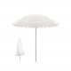 Linder Exclusiv Sonnenschirm, Strandschirm, UV-Schutz 30,Hawaii Weiß