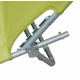 Linder Exclusiv Klappbarer Garten-Liegestuhl GM4001LG Grün
