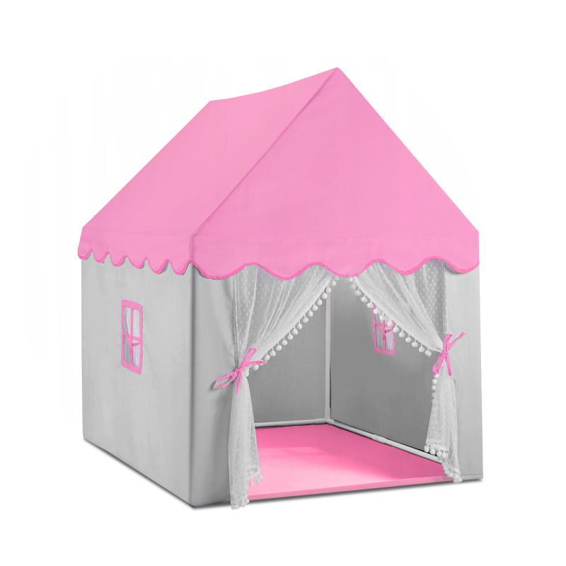 Aga4Kids Kinder Spielzelt Haus Rosa