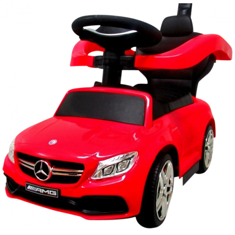 R-Sport Baby Scooter Auto Mercedes AMG c63 2in1 Rot