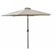 Linder Exclusiv knickbar Sonnenschirm, Gartenschirm 250 cm Taupe