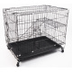Aga Kleintierkäfig 76x50x59 cm Metallkäfig für kleine Haustiere, Hamsterkäfig, Mäusekäfig, Nagerkäfig, Rattenkäfig