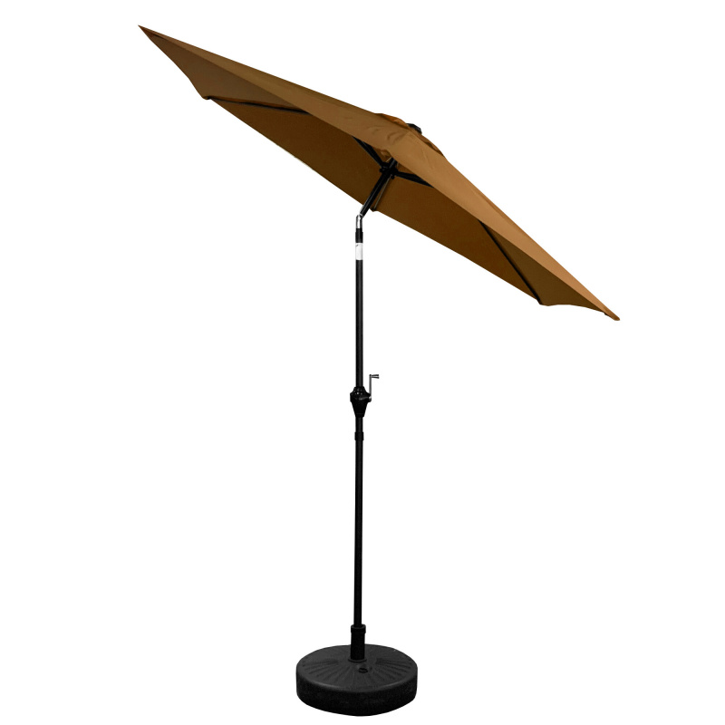 Aga Kippbarer Garten-Sonnenschirm 250 cm Braun