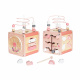 Aga4Kids Holz Motorikwürfel MR6153 Rosa