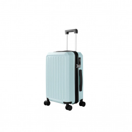Aga Travel Koffer Hartschalenkoffer Trolley Rollkoffer Reisekoffer Handgepäck mit TSA-Schloss und 4 Rollen, Handgepäck MR4668 Blau