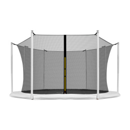 Aga Sicherheitsnetz für Trampolin mit Innennetz 335 cm 11 ft für 8 Stangen Schwarz