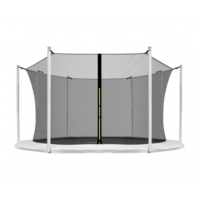 Aga Sicherheitsnetz für Trampolin mit Innennetz 335 cm 11 ft für 8 Stangen Schwarz